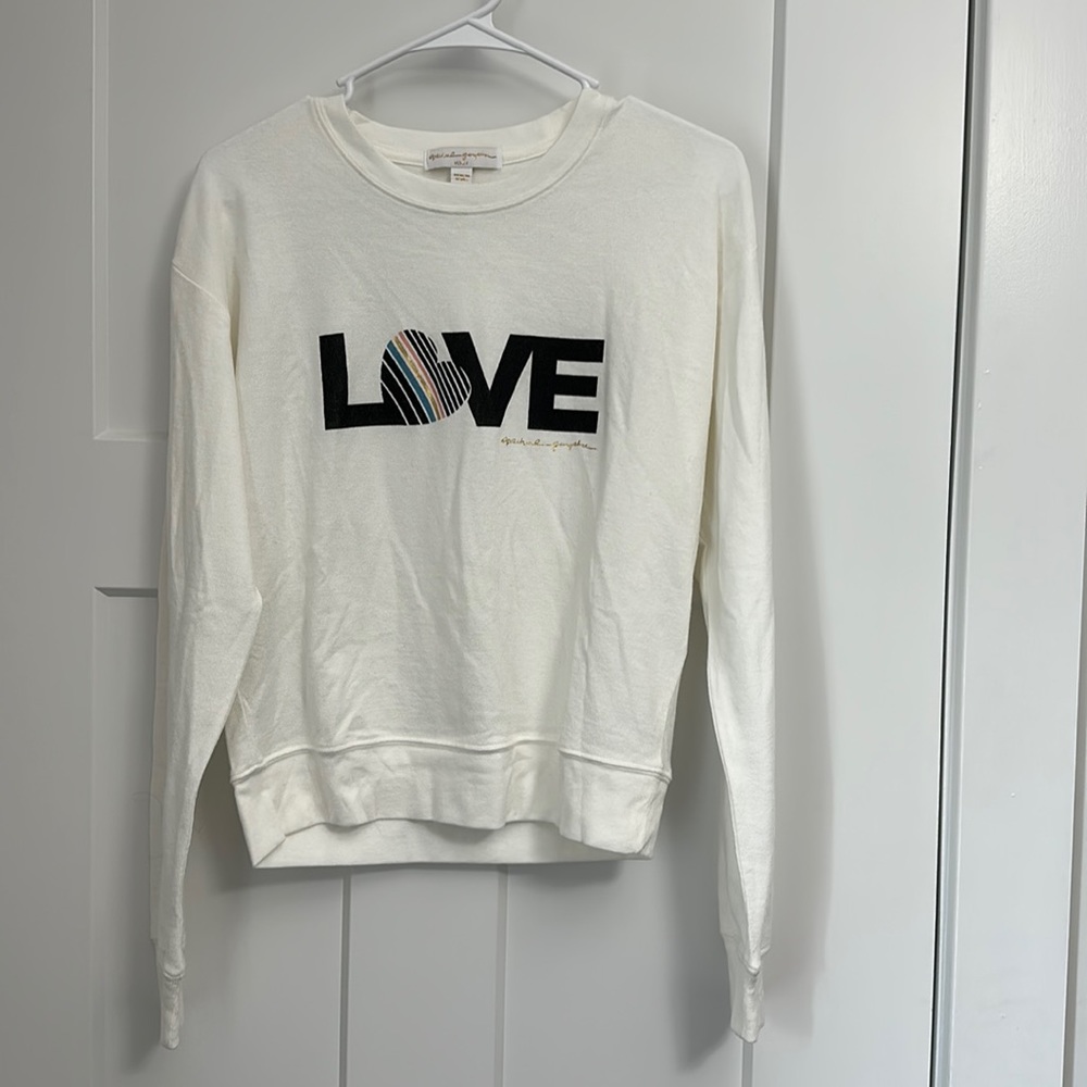 Spiritual Gangster LOVE Sweatshirt M EUC